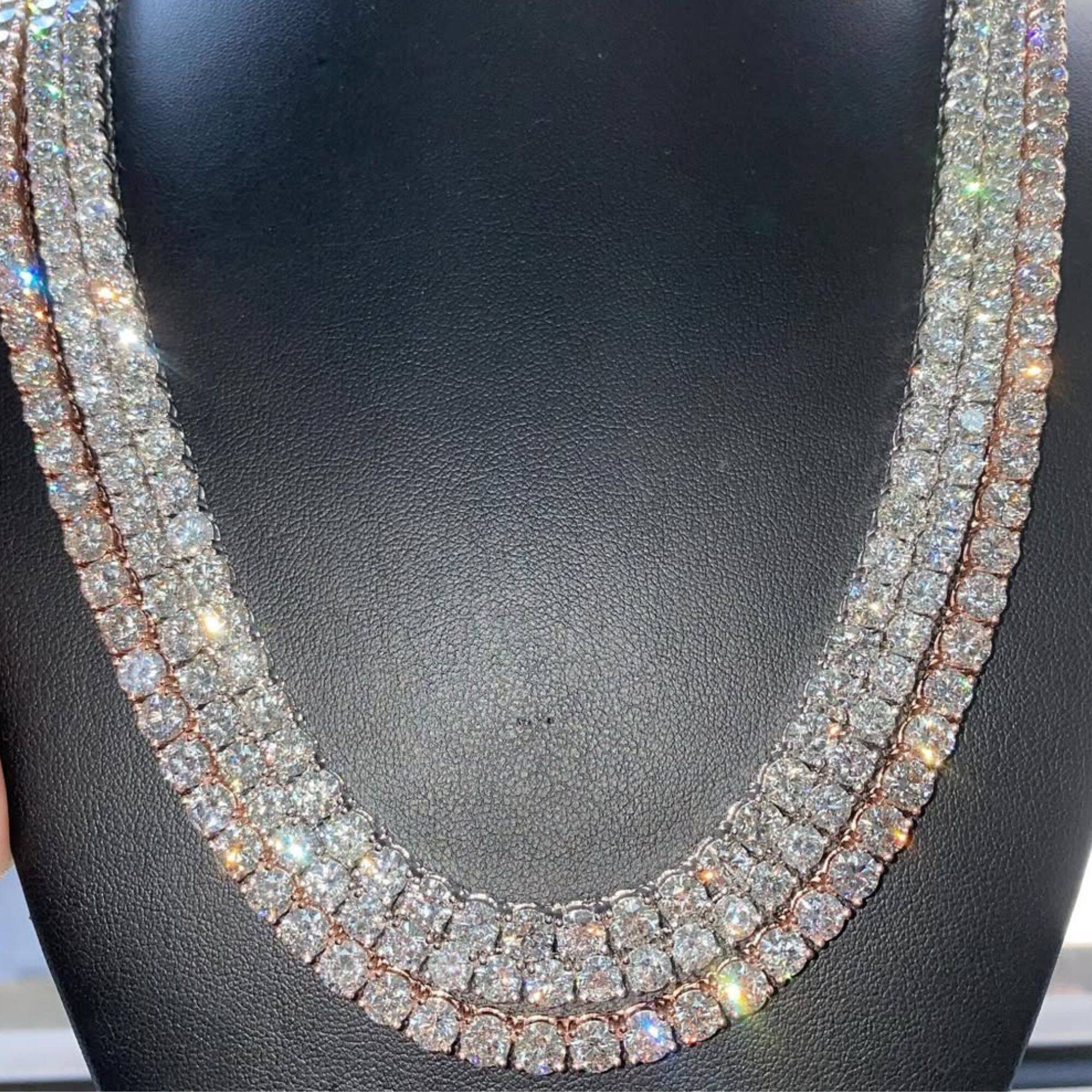 4mm Diamond Cut Silver Men’s Moissanite Chains Iced Out Cuban Link Chain