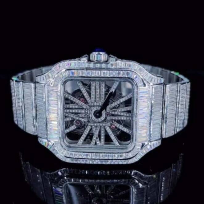 Diamond Moissanite Watch for Fashion