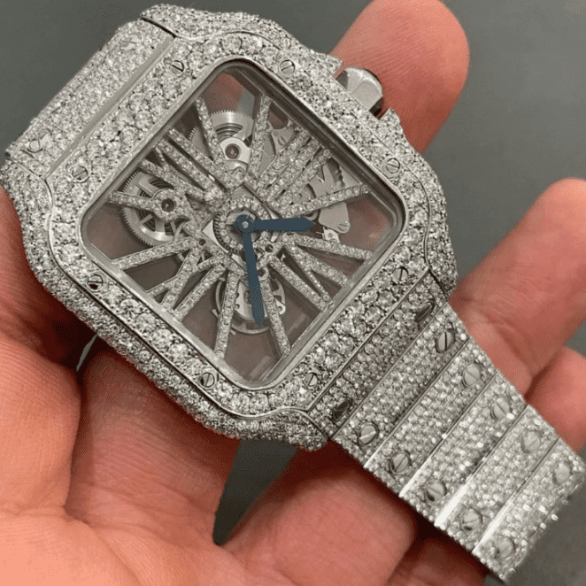 Luxury ICED Out Moissanite Watches - VVS Chronograph Watches