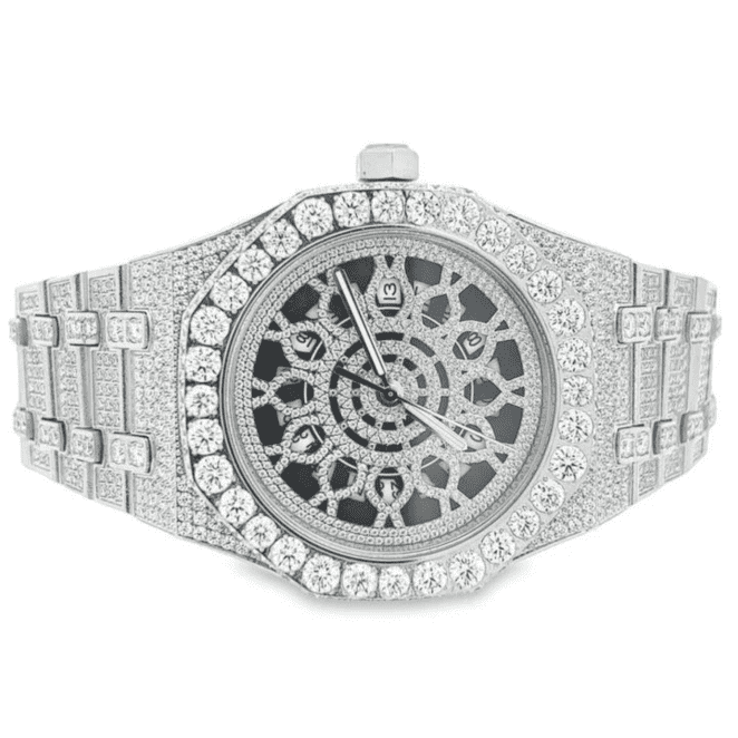 Ultra Premium Bust Down Iced Out Watches, Moissanite Watches