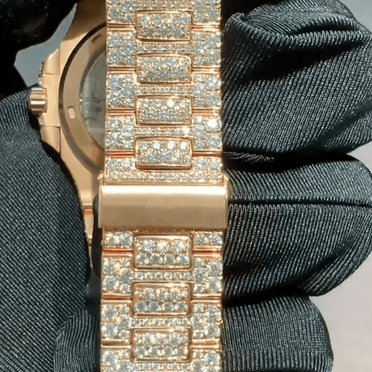 Diamond Moissanite Full Iced Out Luxury Shine Watch - Image 3
