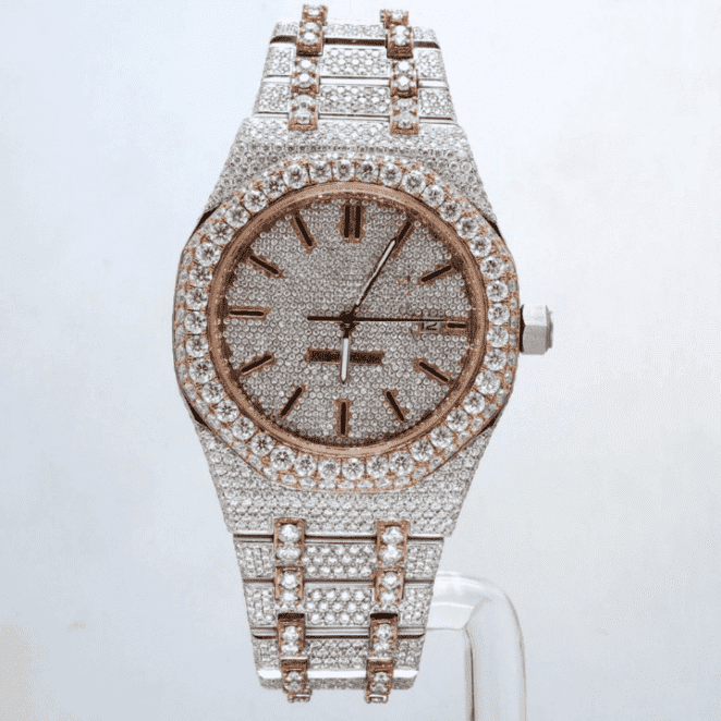 Luxury Iced Moissanite Watches High Brilliance for Men & Women