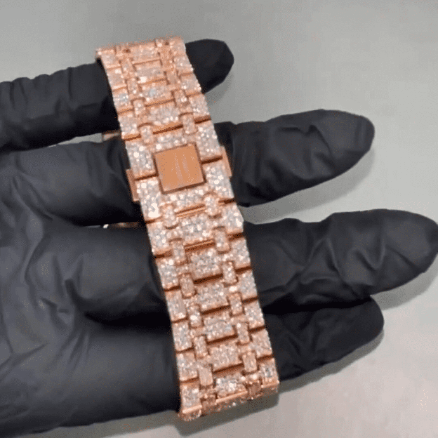 Diamond Moissanite Full Iced Out Luxury Automatic Watch - Image 2