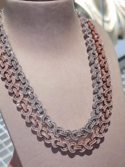 16mm Iced Out Diamond Cuban Chain