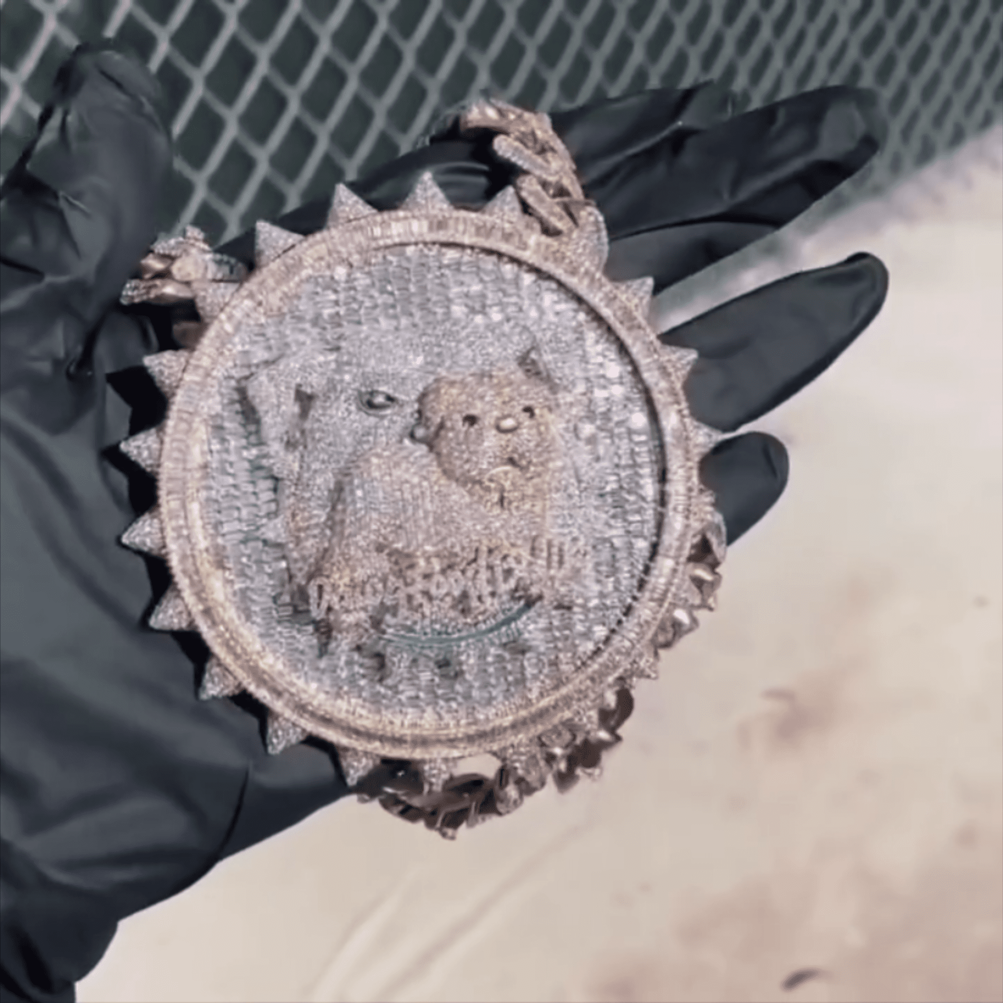 925 Silver Iced Out VVS Moissanite Custom Pendant / Charms - Image 2