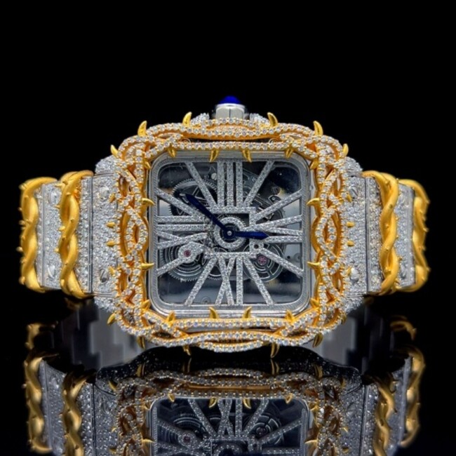 BUST DOWN MOISSANITE WATCH / ICED OUT - Image 2