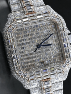 Bust Down Watches Moissanite | Passed diamond tester