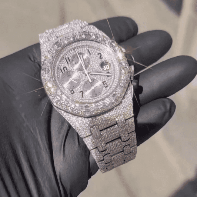 Stainless Steel Skeleton Luxury Watch - Image 2