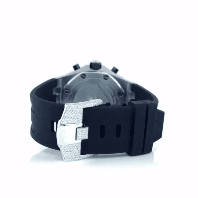 Bust Down Iced Out VVS Moissanite Watch - Image 3