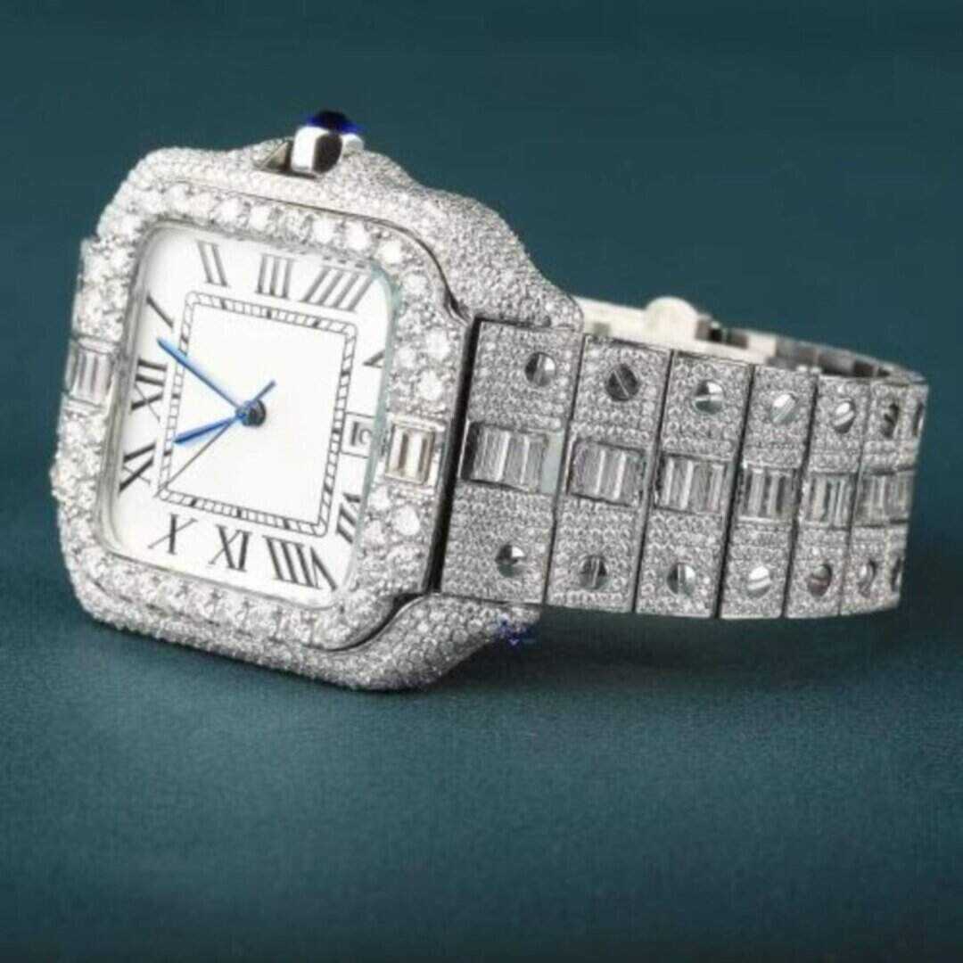 Premium-Grade Stainless Steel Bust Down Watch 1 Premium-Grade Stainless Steel Bust Down Watch