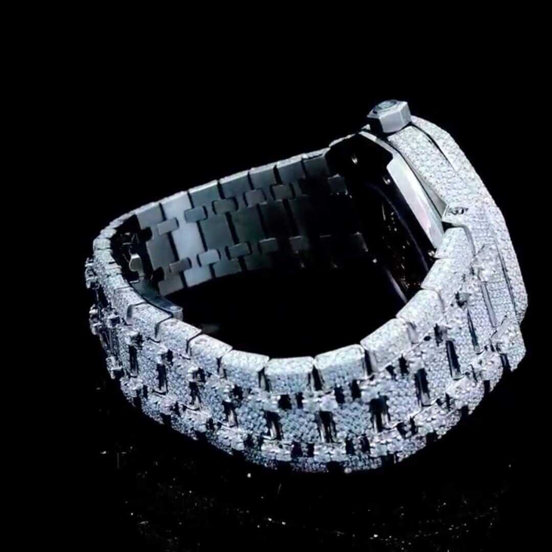 Iced Out VVS Moissanite Watch for Gift 5 Iced Out VVS Moissanite Watch for Gift - Image 5