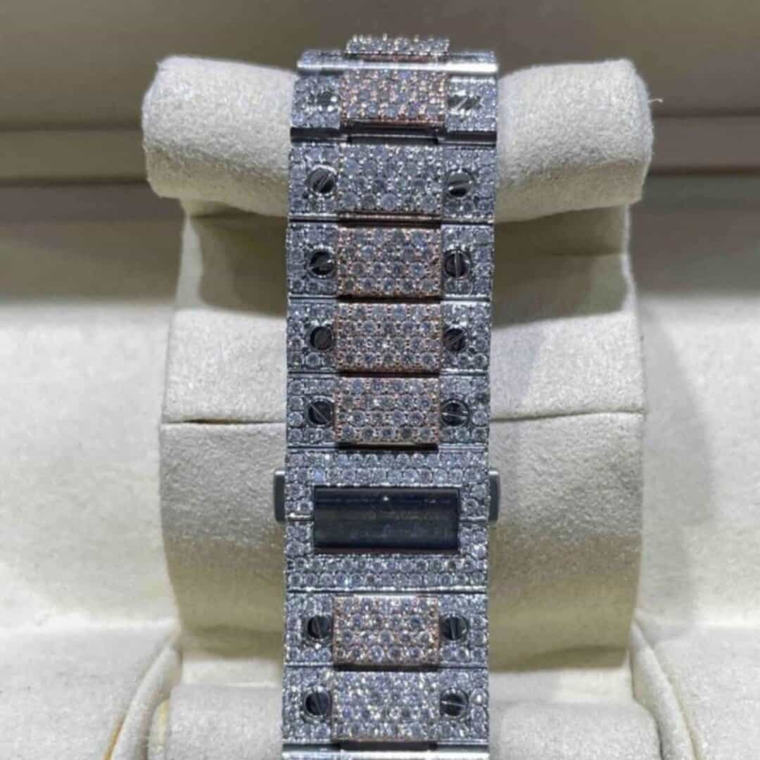 Certified VVS Moissanite and Diamond Watch 3 Certified VVS Moissanite and Diamond Watch - Image 3