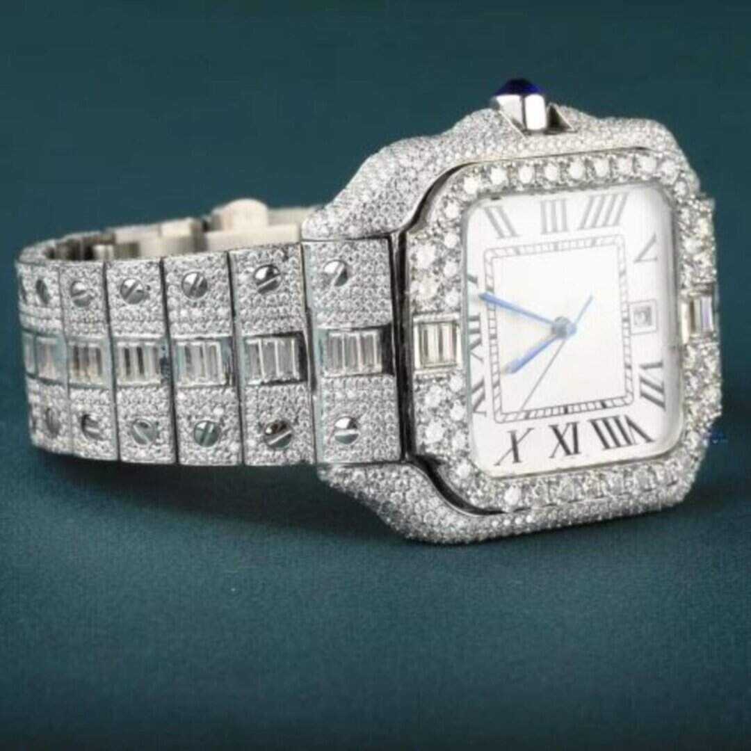 Premium-Grade Stainless Steel Bust Down Watch 4 Premium-Grade Stainless Steel Bust Down Watch - Image 4