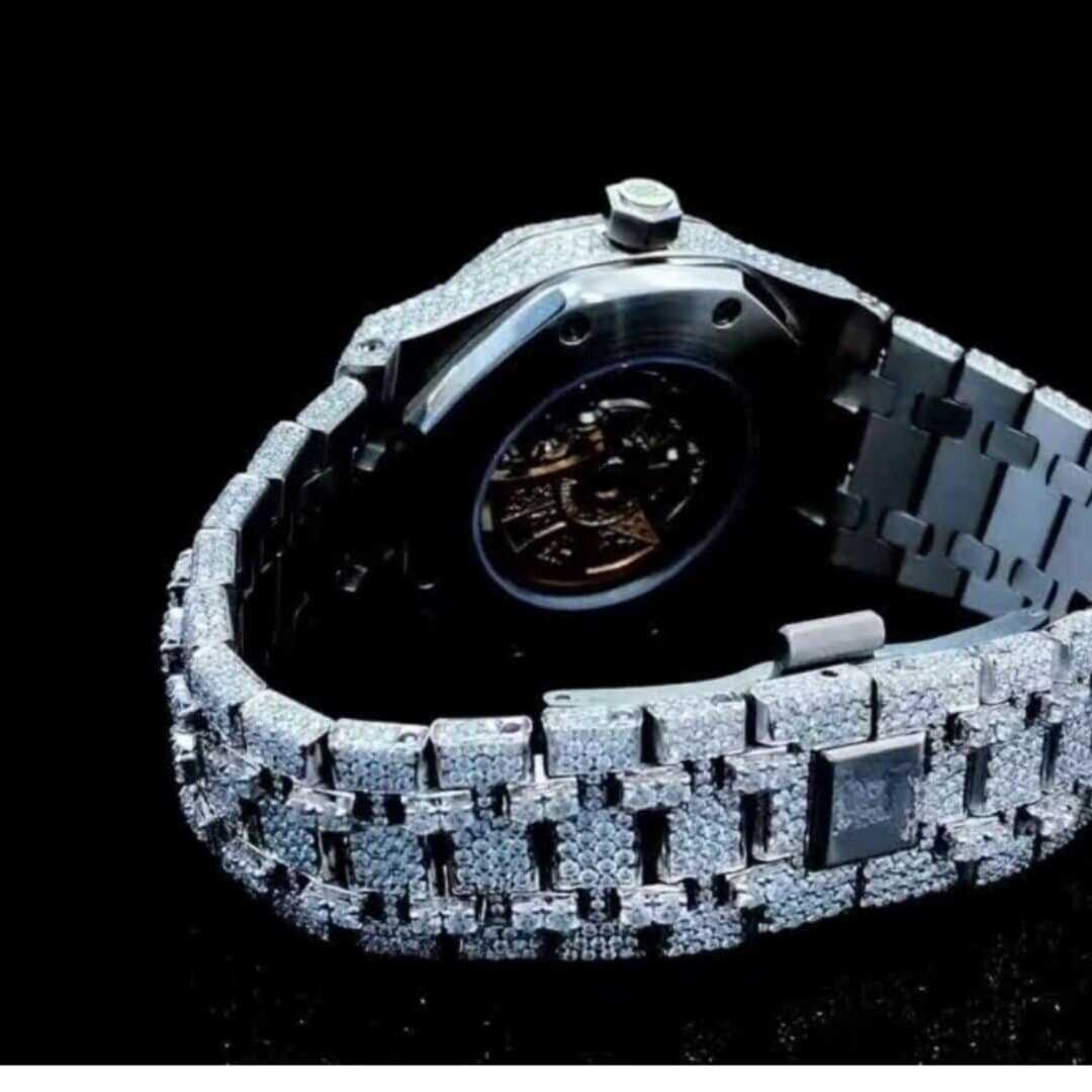 Iced Out VVS Moissanite Watch for Gift 3 Iced Out VVS Moissanite Watch for Gift - Image 3