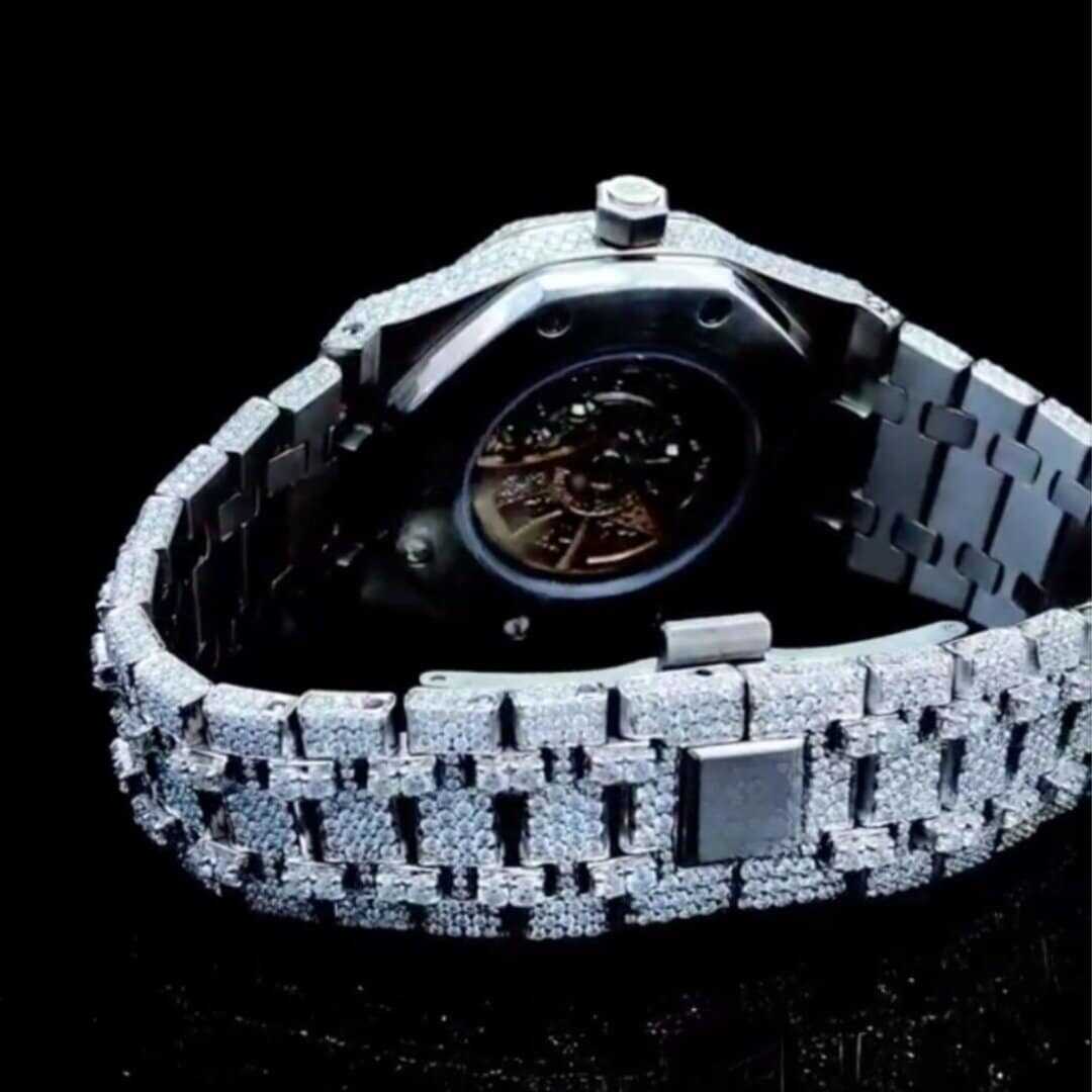Iced Out VVS Moissanite Watch for Gift 2 Iced Out VVS Moissanite Watch for Gift - Image 2