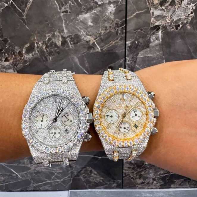 Premium Moissanite Watch with Sophisticated Style