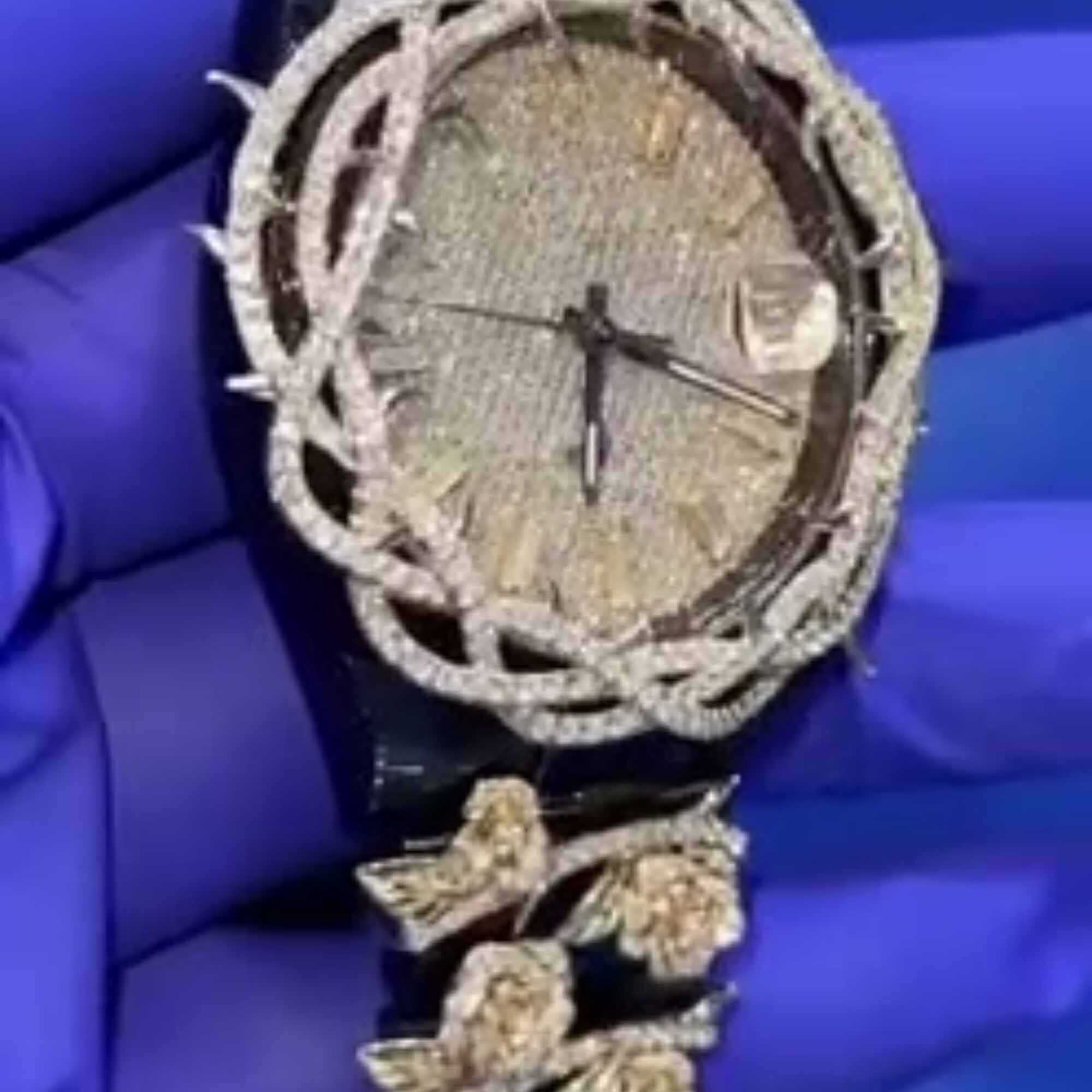 Luxury Iced Out Moissanite Watch 1 Luxury Iced Out Moissanite Watch