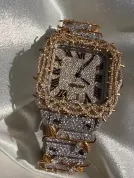 Custom Iced-Out Crown of Thorns Watch