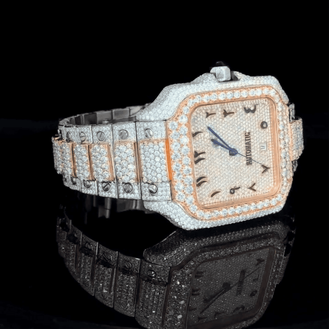 VVS Diamond Moissanite Iced Out Watch - Image 2