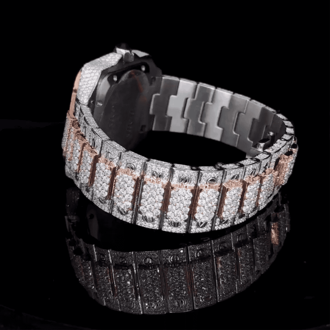 VVS Diamond Moissanite Iced Out Watch - Image 6
