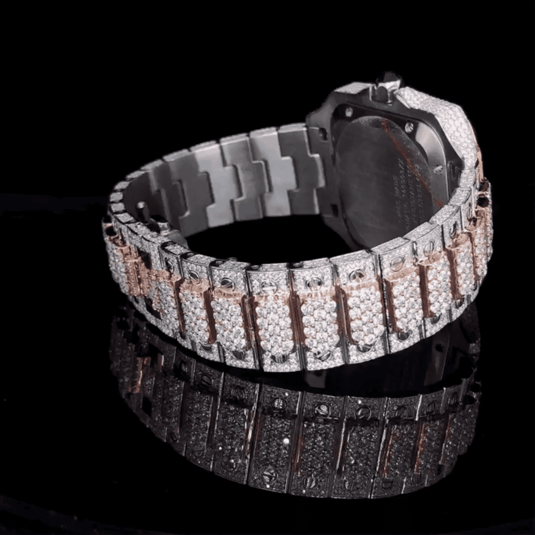 VVS Diamond Moissanite Iced Out Watch - Image 4