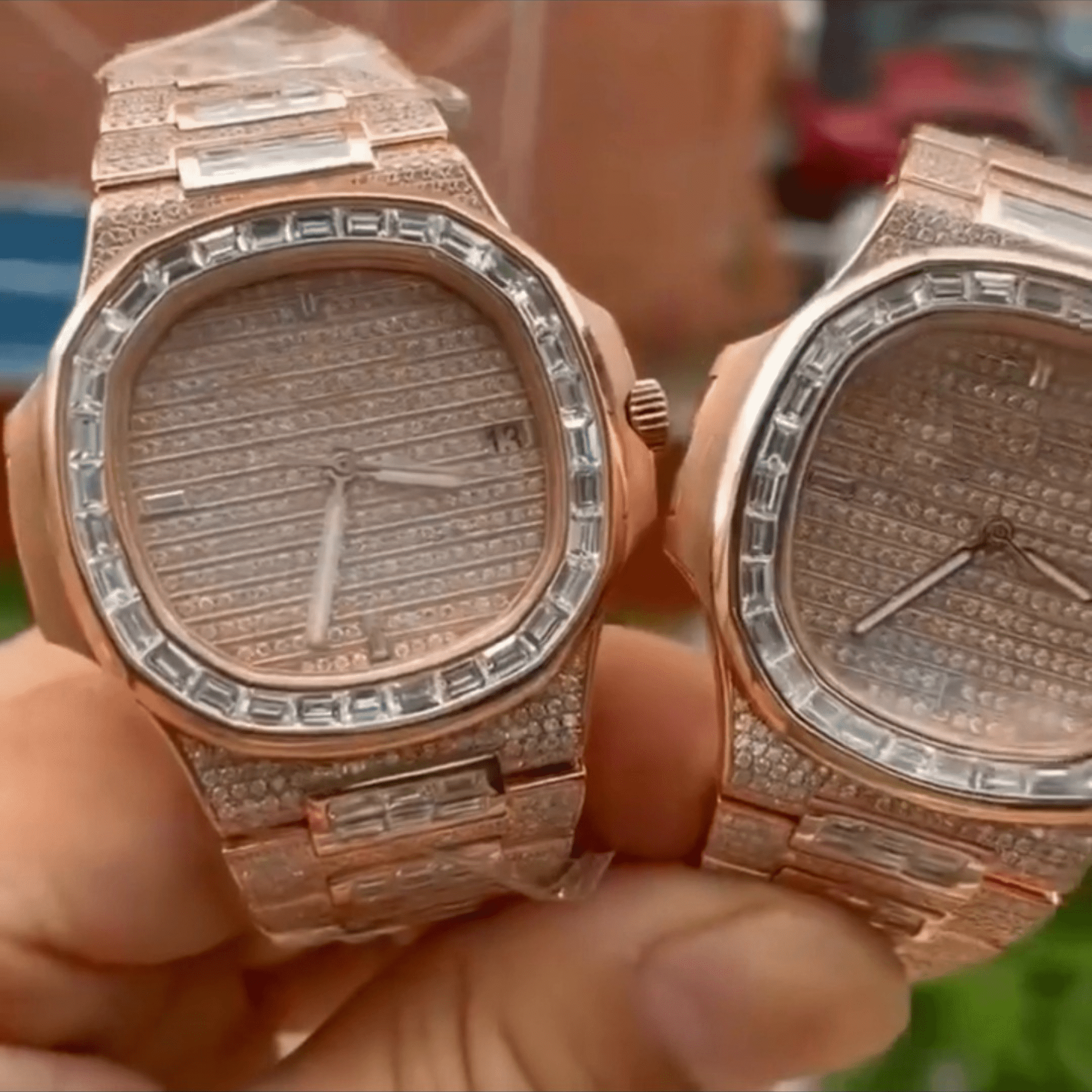 Moissanite Diamond Watch with Premium Shine