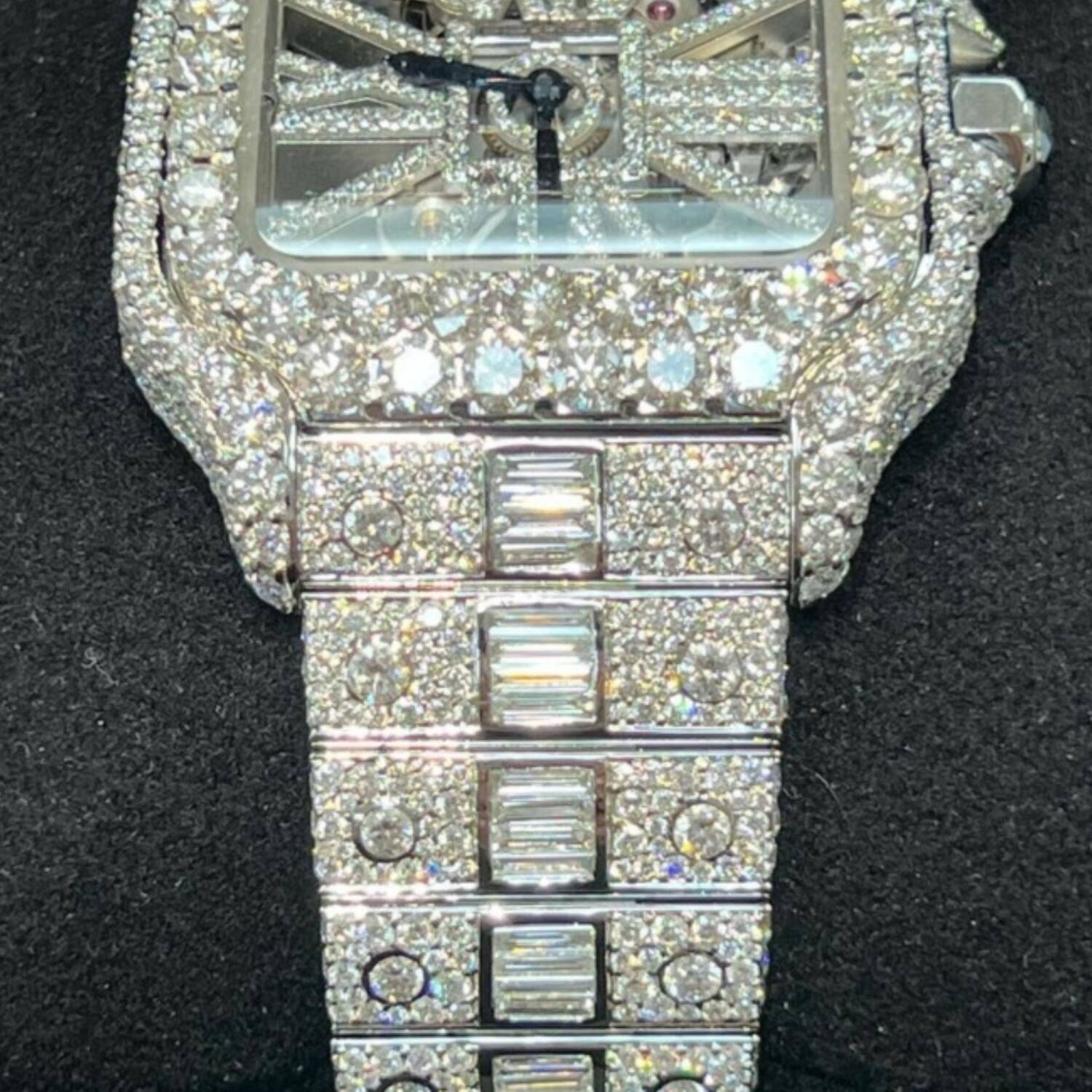 Prestige Bust Down Iced Out Watches, Moissanite Watches - Image 2