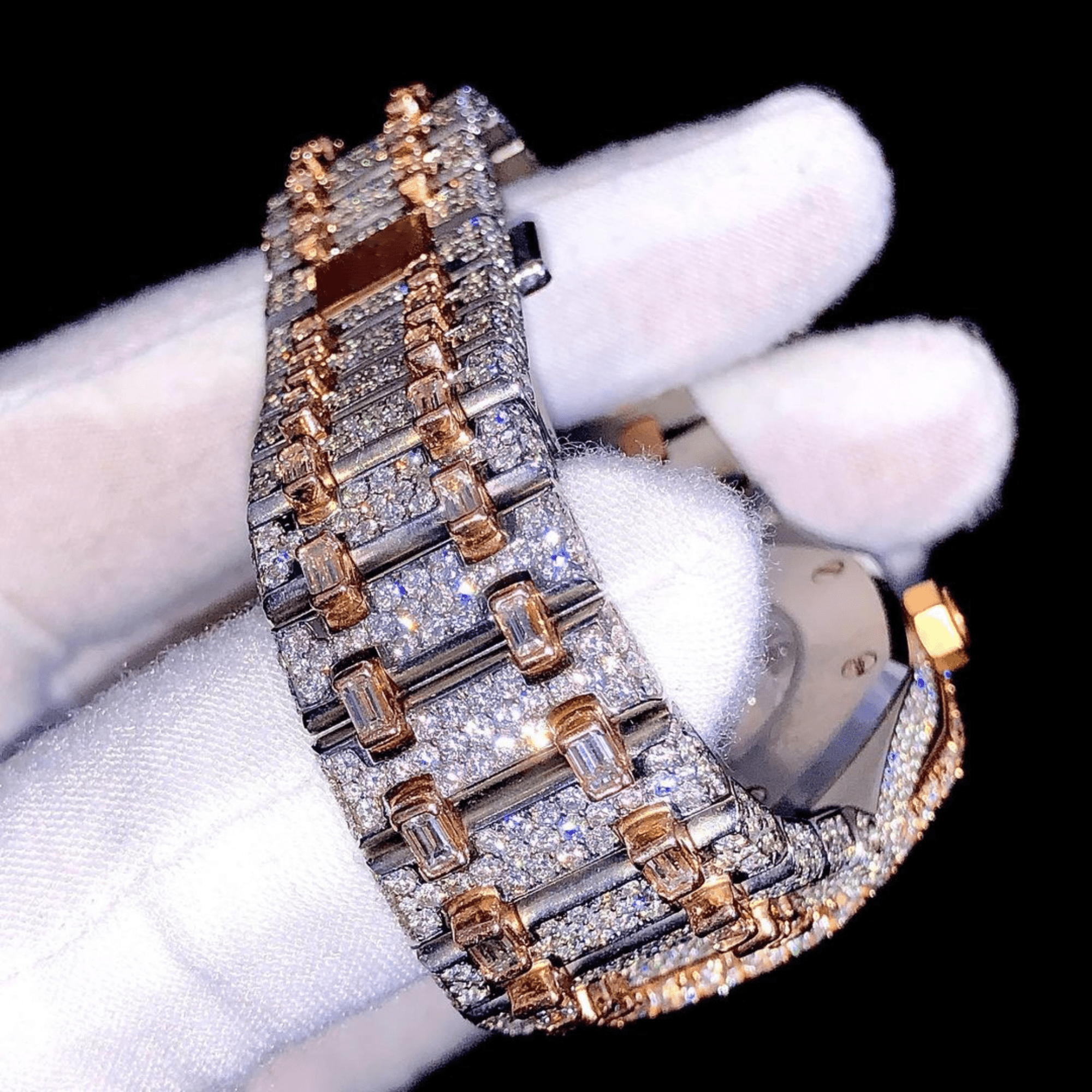 Stainless Steel Iced Out VVS Moissanite Watch for Women - Image 5