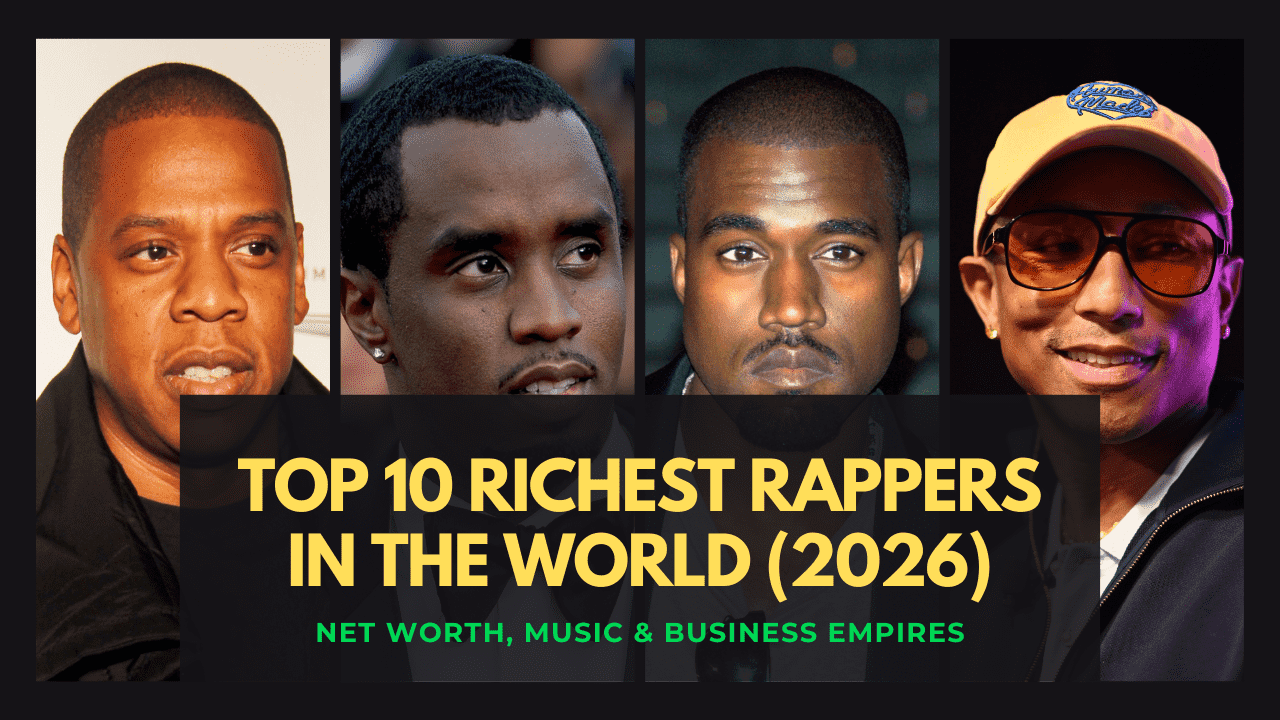 Top 10 Richest Rappers in the World (2026): Net Worth, Music & Business Empires