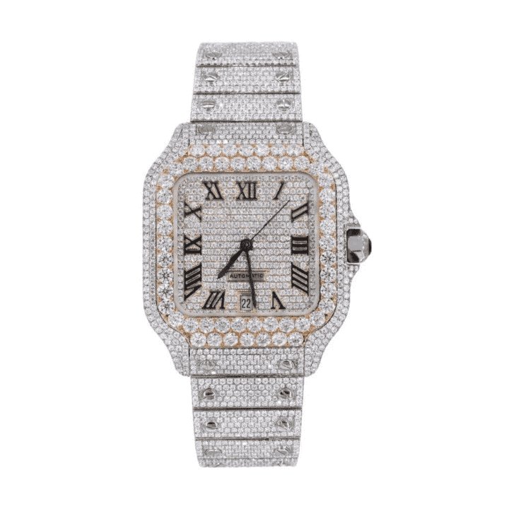 Elegant Automatic Transparent Hip Hop Style Moissanite Diamond Watch 5 Elegant Automatic Transparent Hip Hop Style Moissanite Diamond Watch - Image 5