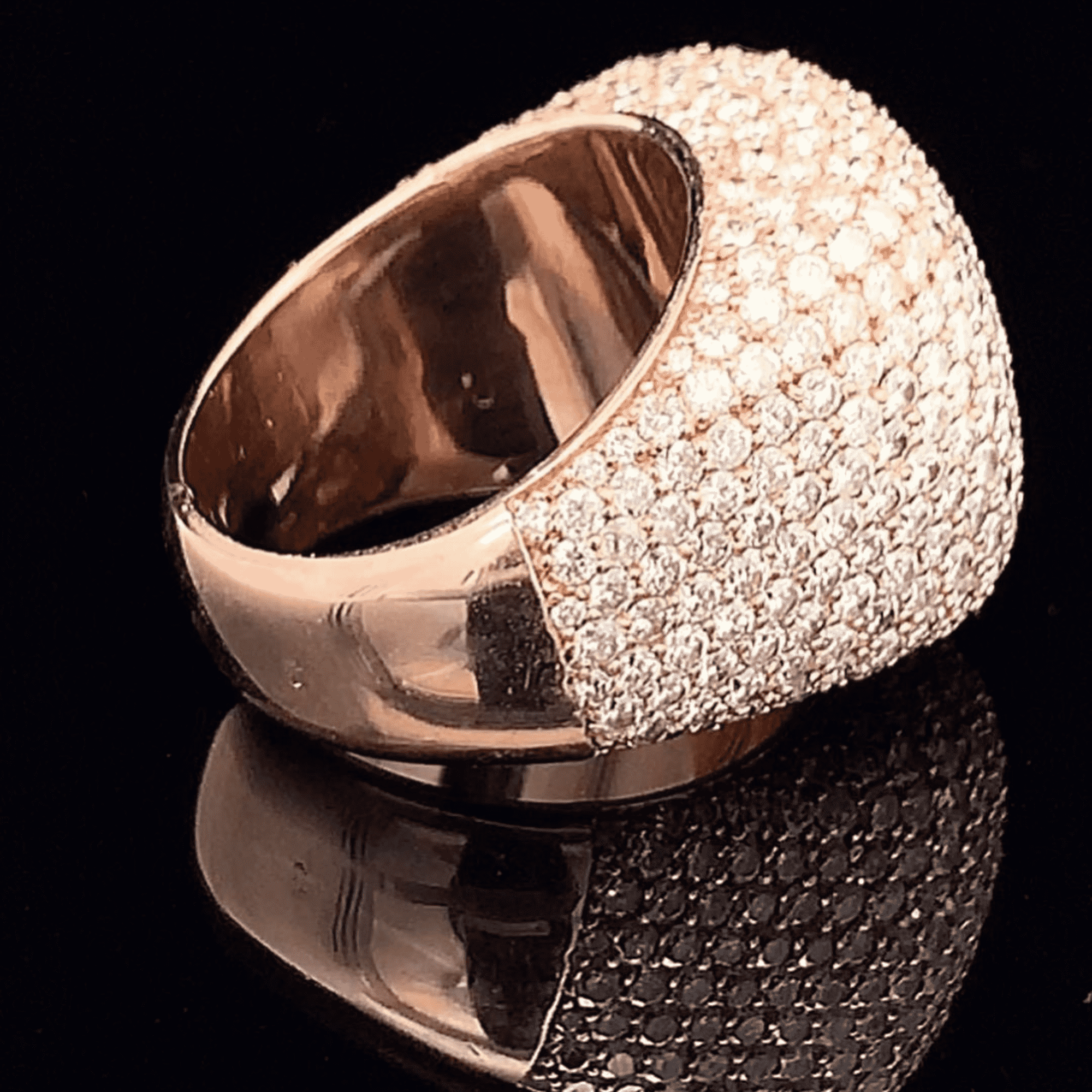 925 Silver Iced Out Rings, Adorned with VVS Moissanite Diamond, Hip Hop Rings for Men - Image 4