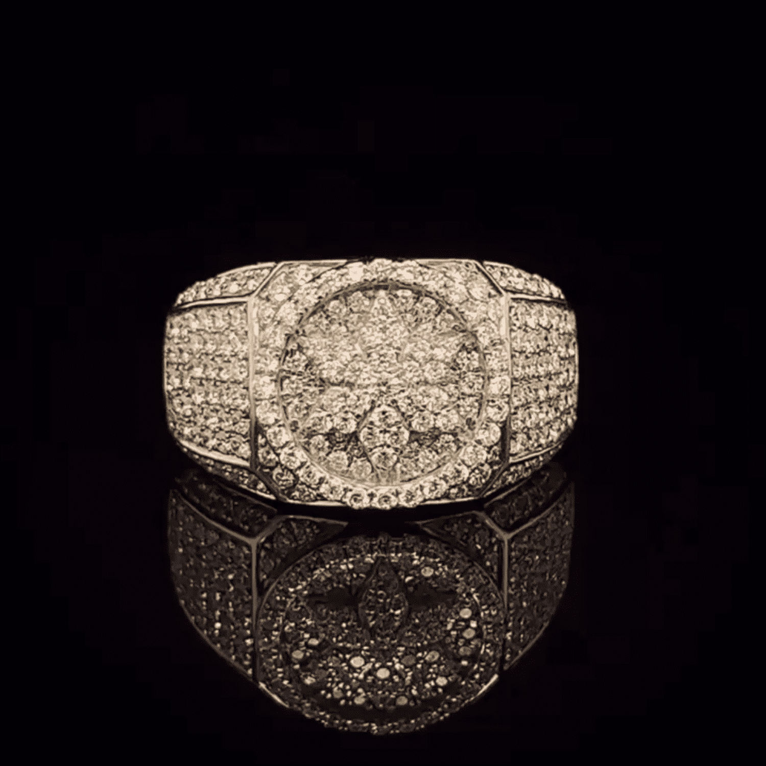 Unique 925 Silver Iced Out Rings, Hip Hop Rings, Featured with VVS Moissanite Diamonds - Image 2