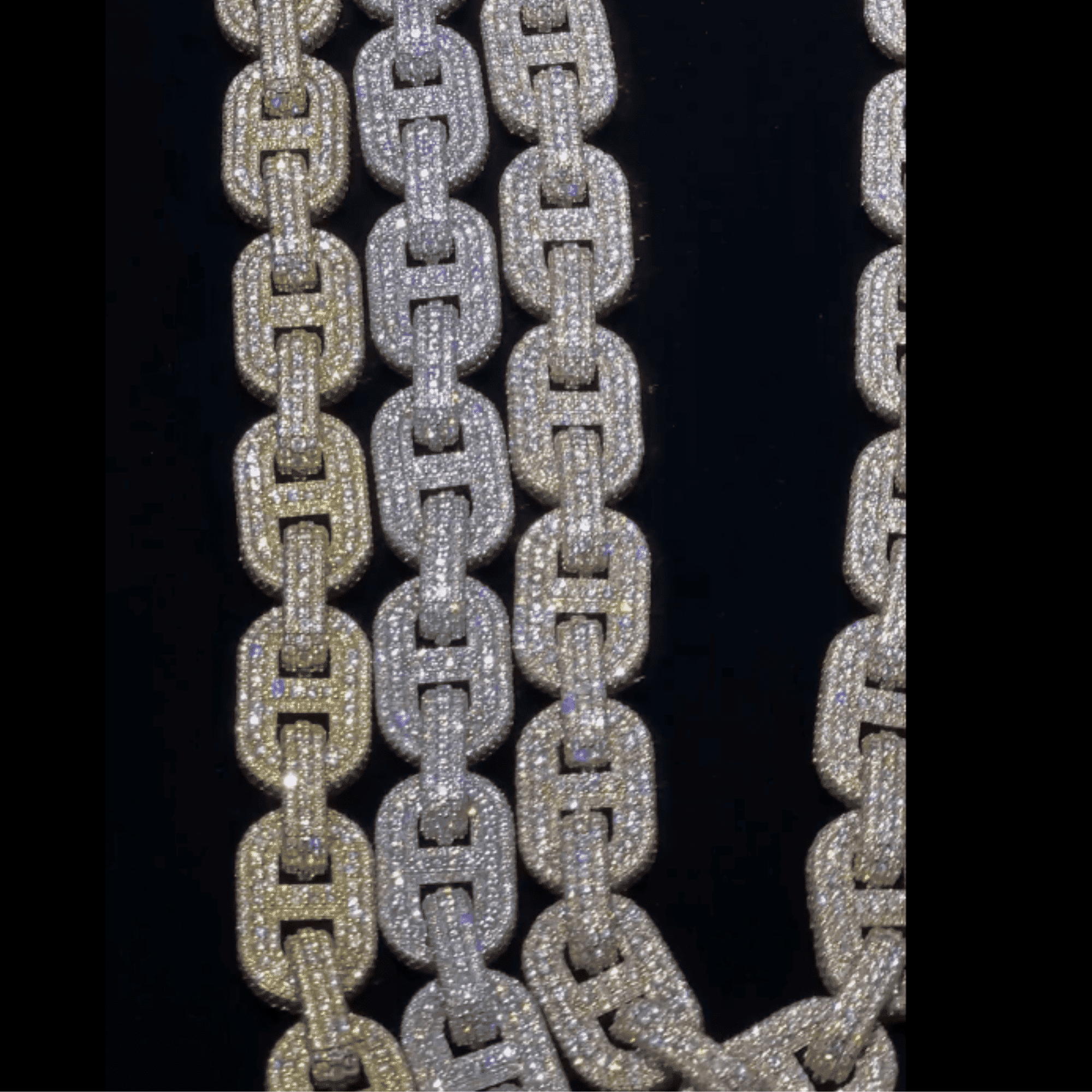 18mm Diamond Silver Men’s Moissanite Chains Iced Out Cuban Link Chain - Image 3