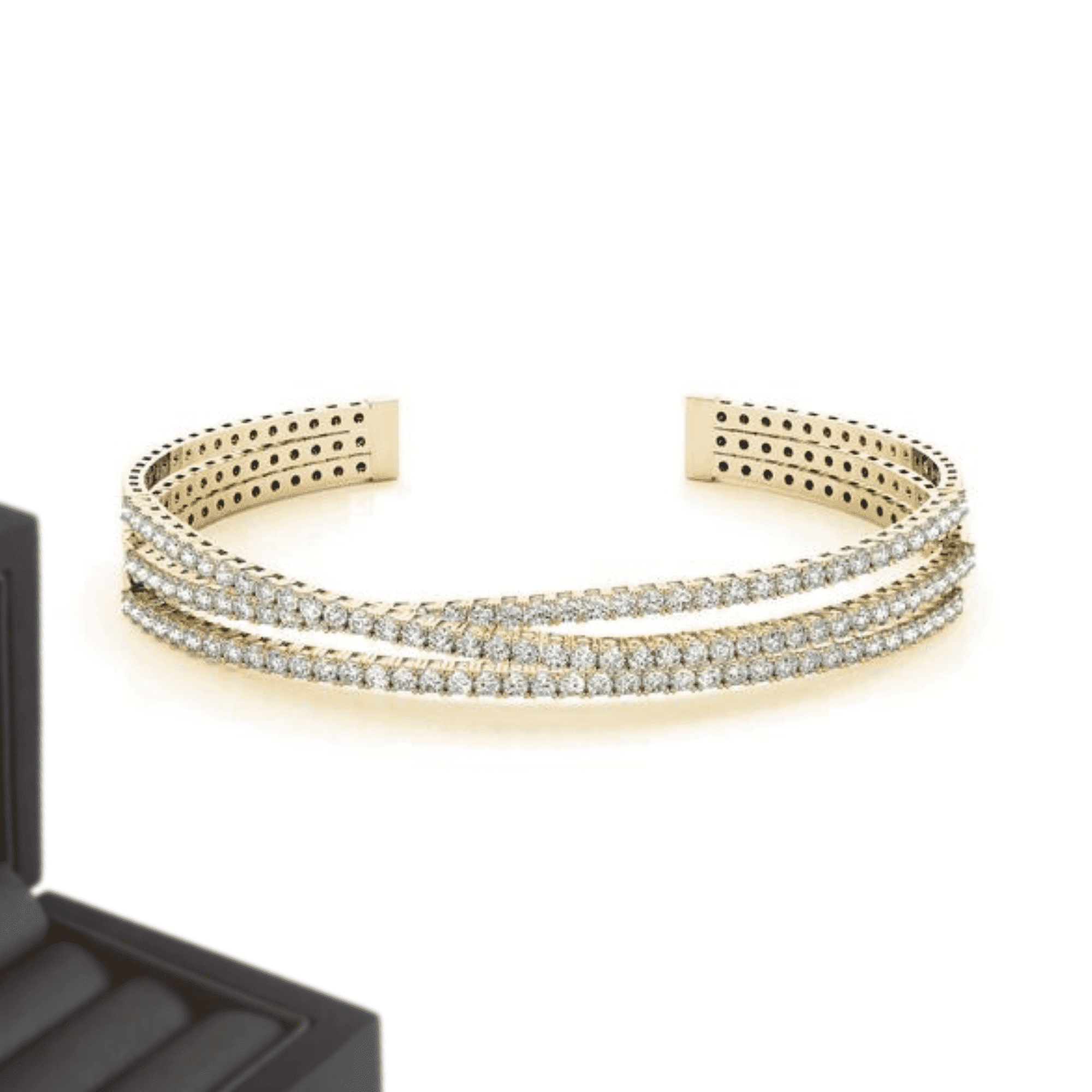 20 mm Iced Out Diamond Bracelet - Image 2