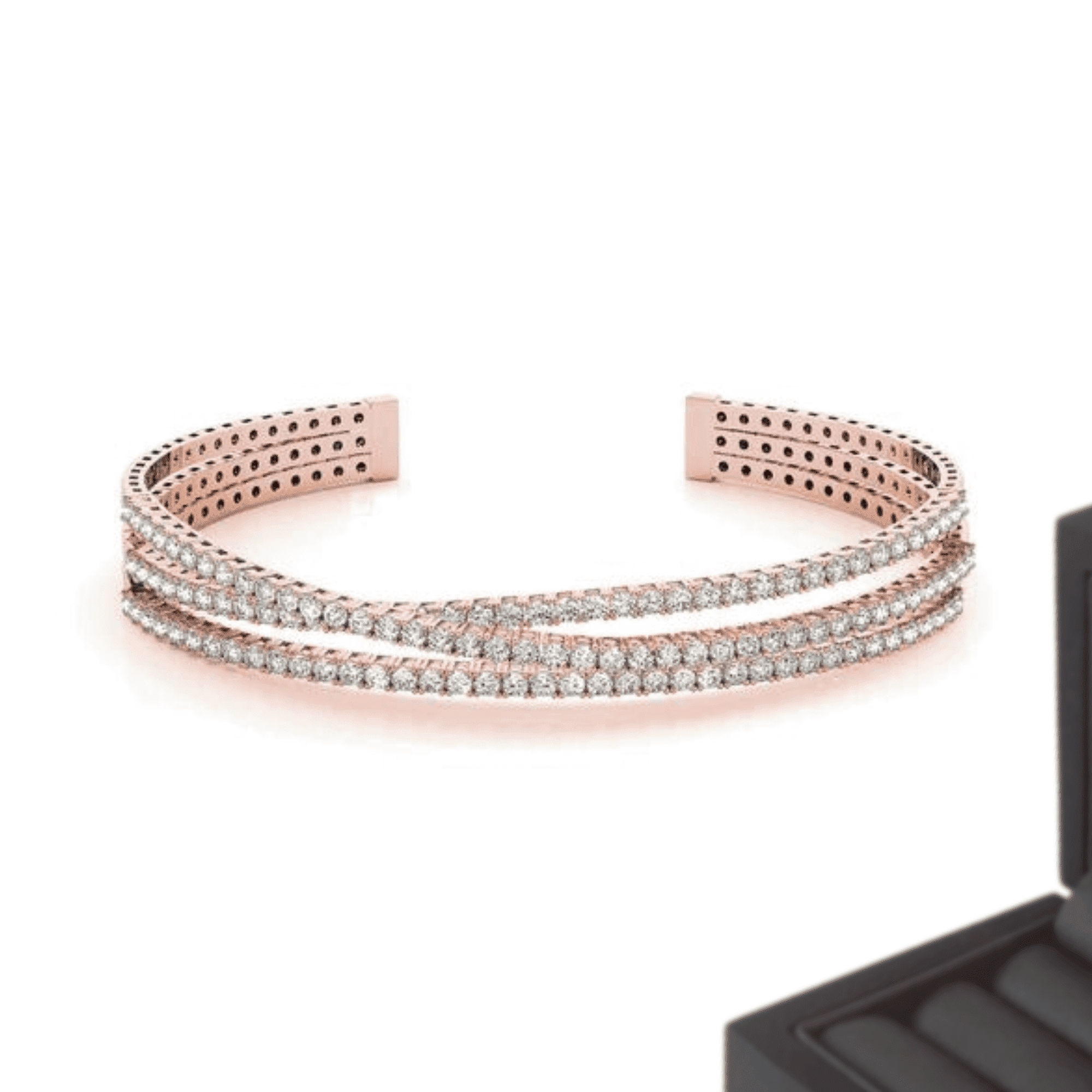 20 mm Iced Out Diamond Bracelet - Image 3