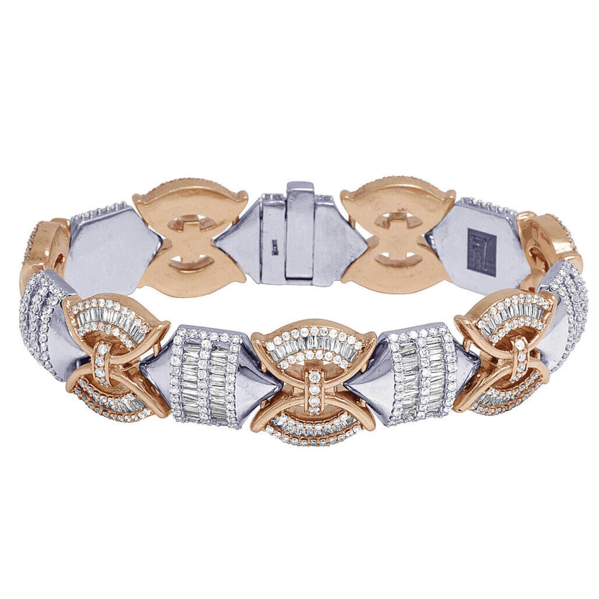 20mm Iced Out Diamond Bracelets, Luxurious Iced Out Cuban Link Bracelet, Exquisite Iced Out Bracelet
