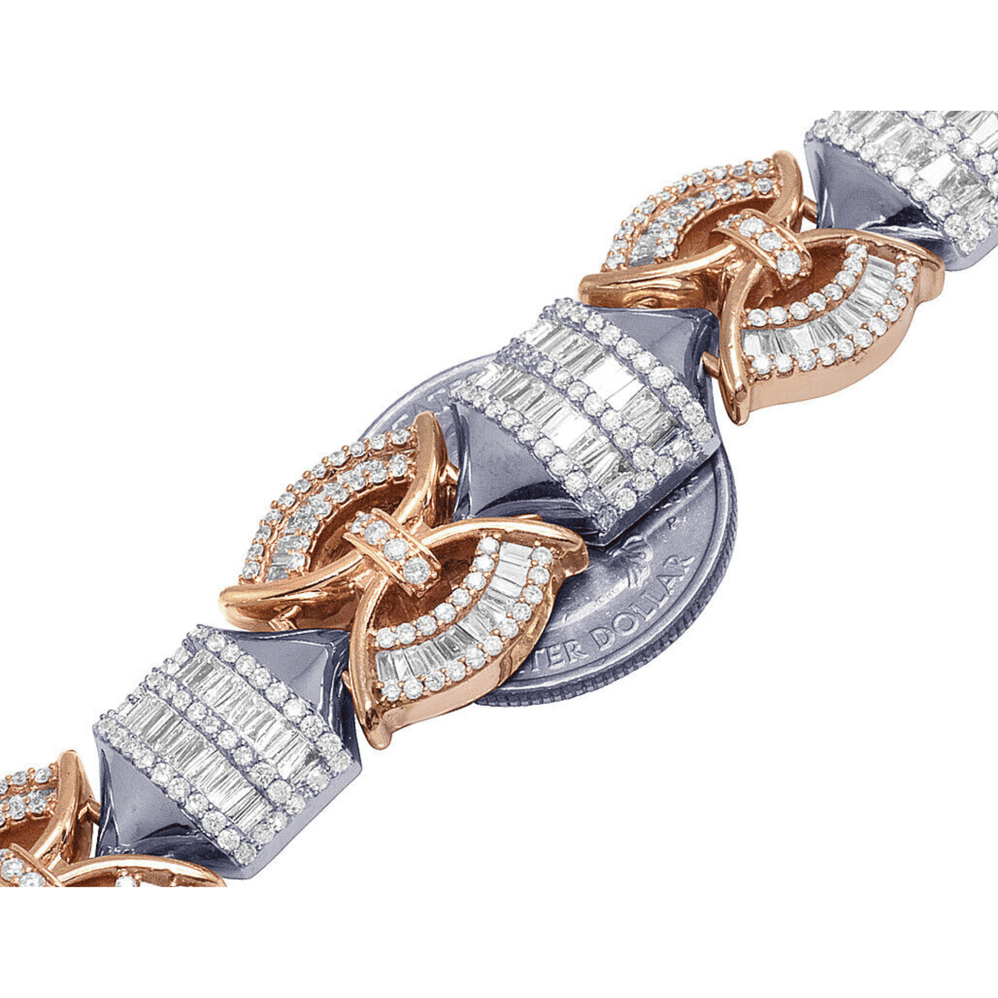 20mm Iced Out Diamond Bracelets, Luxurious Iced Out Cuban Link Bracelet, Exquisite Iced Out Bracelet - Image 4