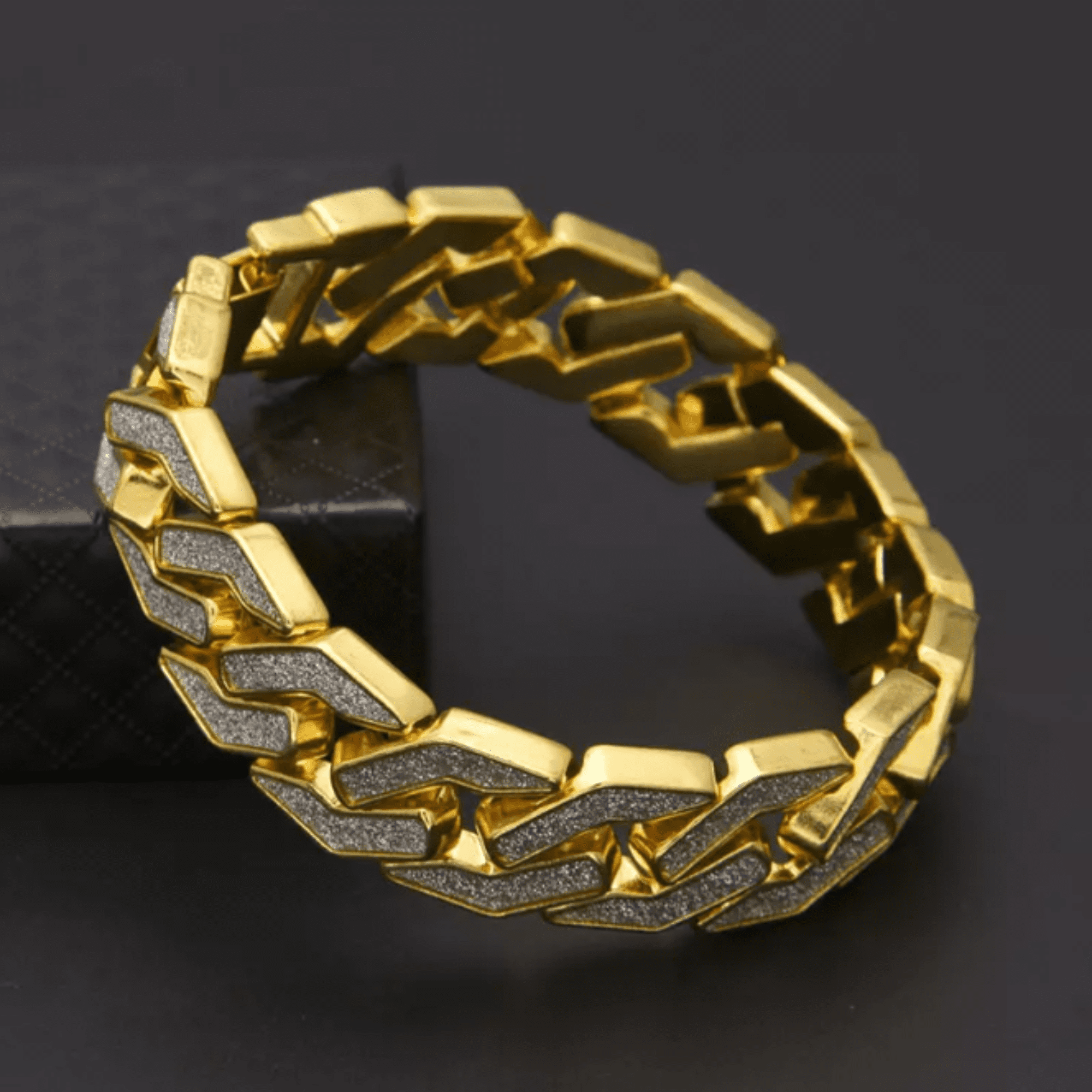 20mm Iced Out Diamond Bracelets, Exquisite Iced Out Cuban Link Bracelet, Moissanite Diamond Iced Out Bracelets - Image 3