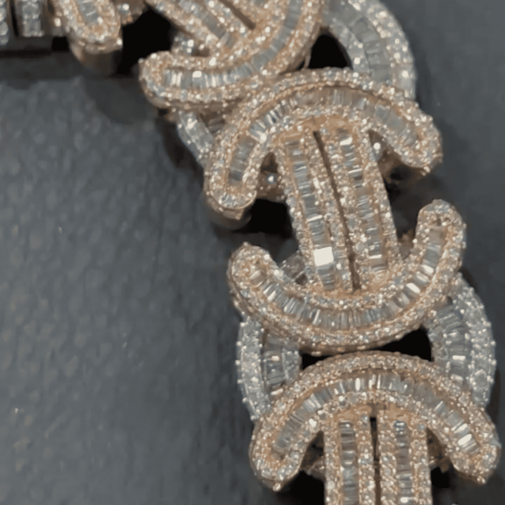 20mm Men’s Moissanite Chains Silver Diamond Finish Iced Out Cuban Link Chain - Image 4