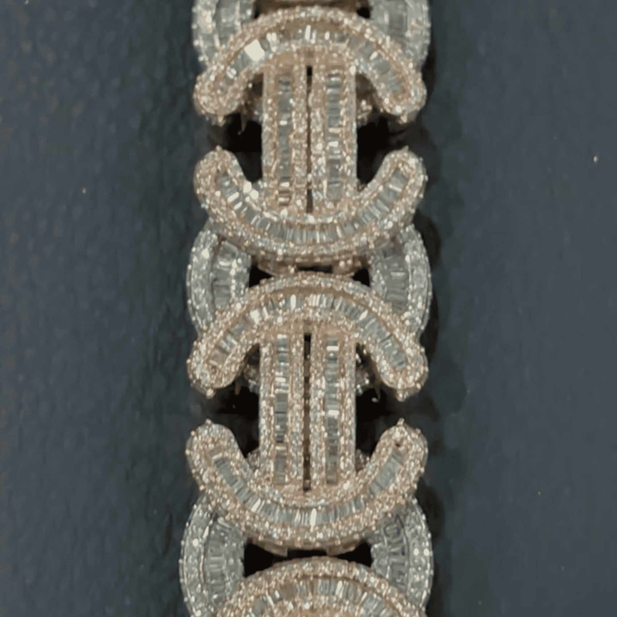 20mm Men’s Moissanite Chains Silver Diamond Finish Iced Out Cuban Link Chain - Image 5