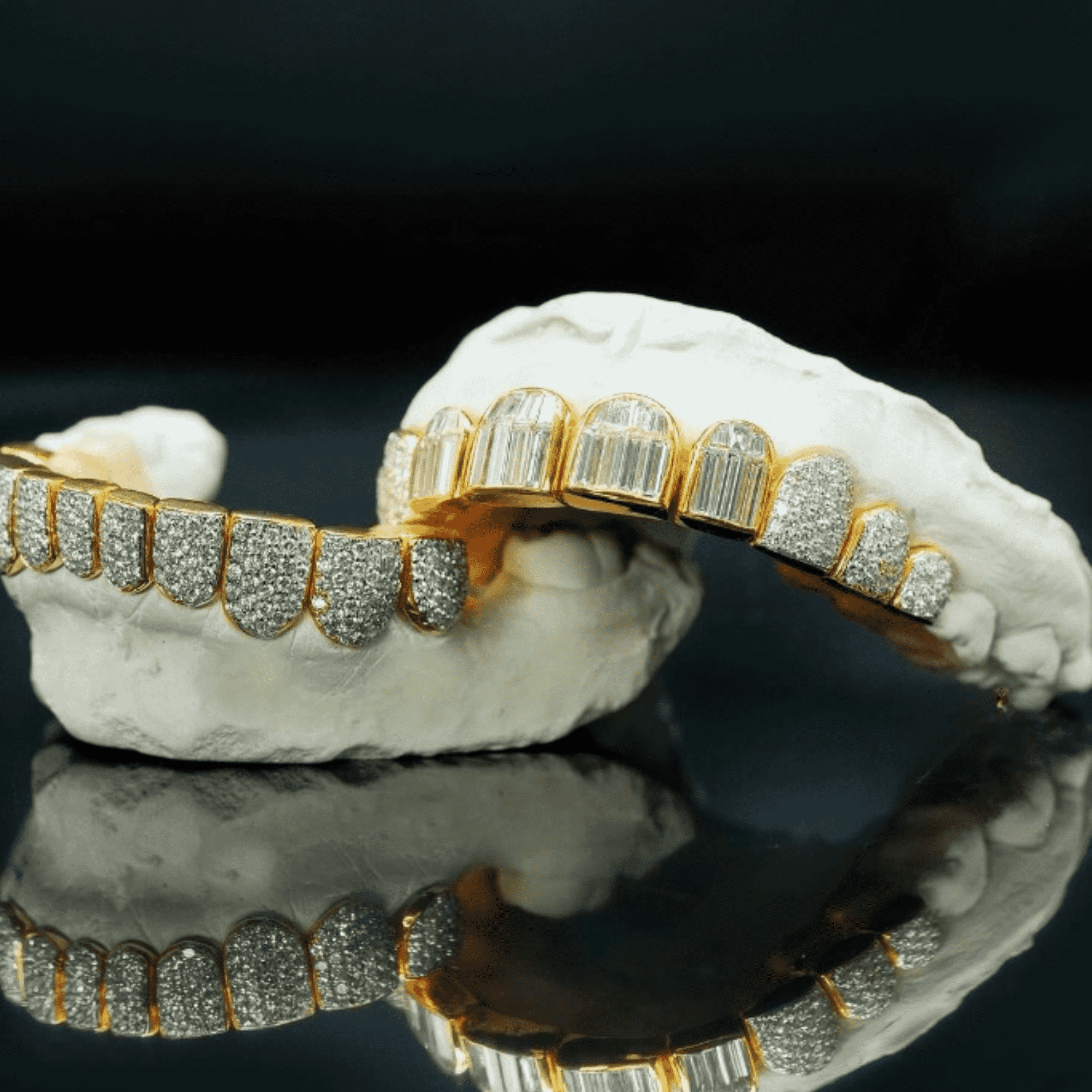 Iced Out VVS Moissanite Teeth Grillz – Real Diamond Effect Shine - Image 4