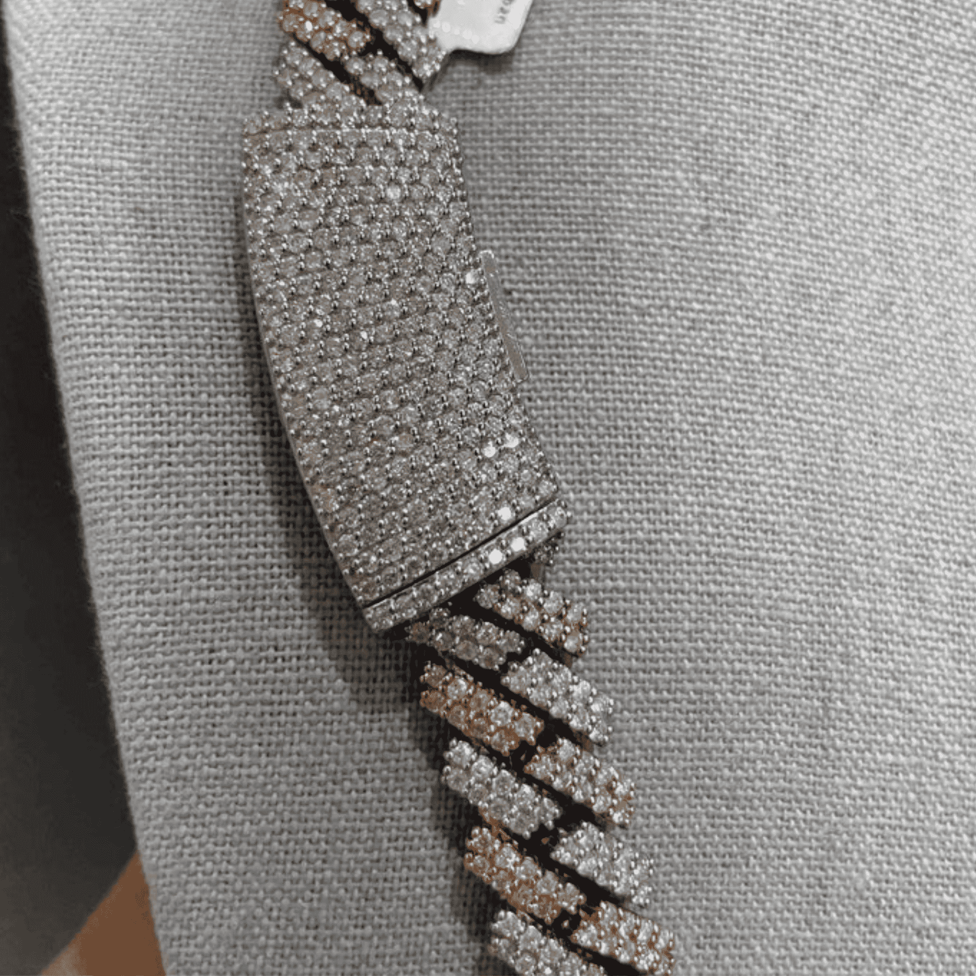 14mm 925 Silver Diamond Men’s Moissanite Chains Iced Out Cuban Link Chain - Image 3