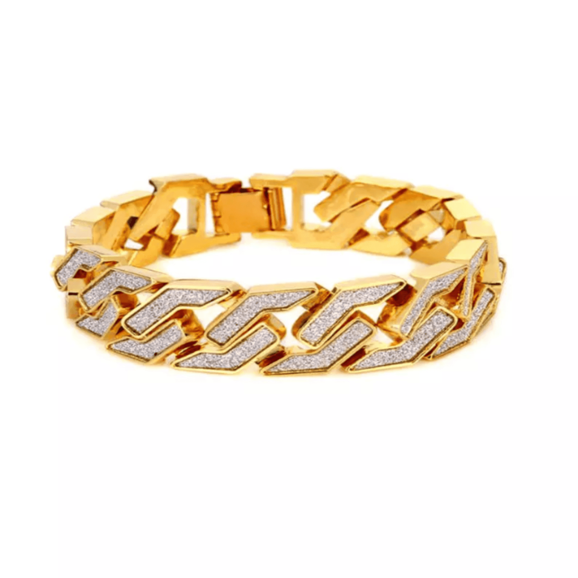20mm Iced Out Diamond Bracelets, Exquisite Iced Out Cuban Link Bracelet, Moissanite Diamond Iced Out Bracelets