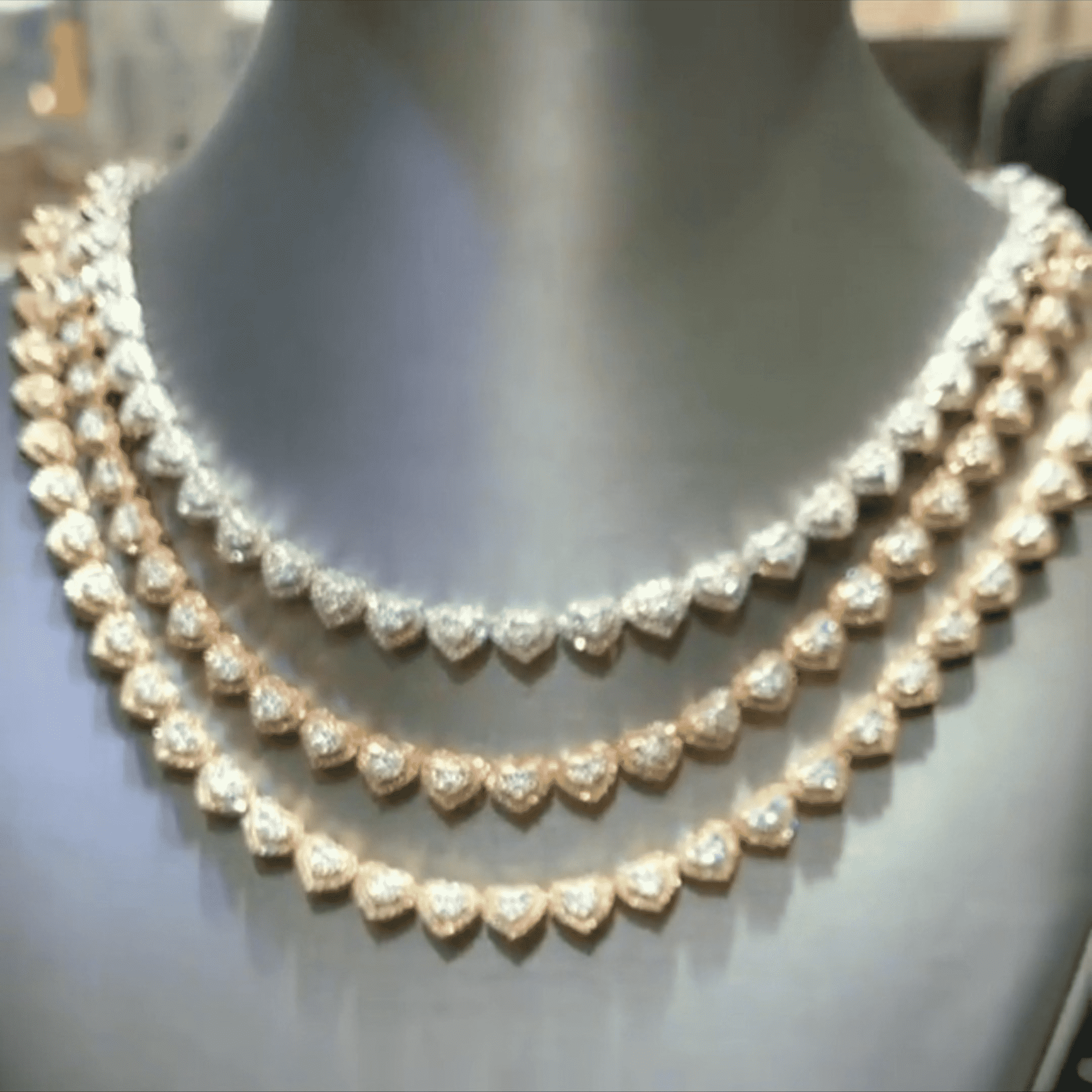 8mm Silver Diamond Iced Out Cuban Link Chain Men’s Moissanite Chains