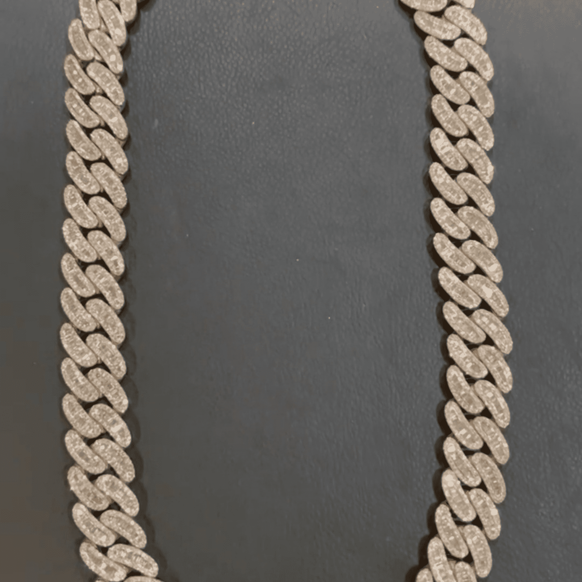 Mens Cuban link chain 925 Silver - Image 6