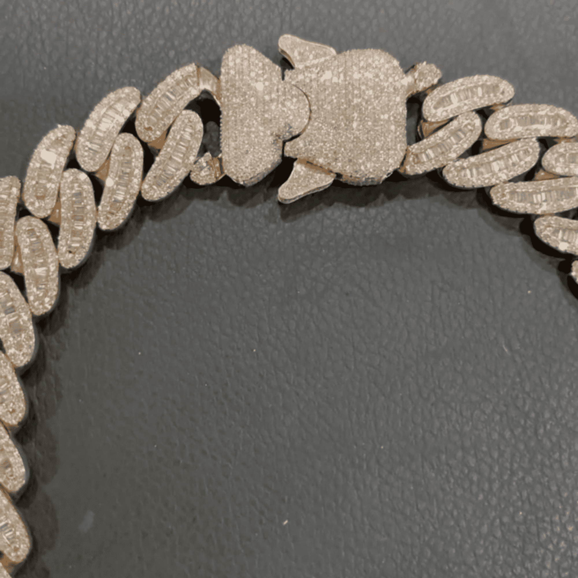Mens Cuban link chain 925 Silver - Image 5