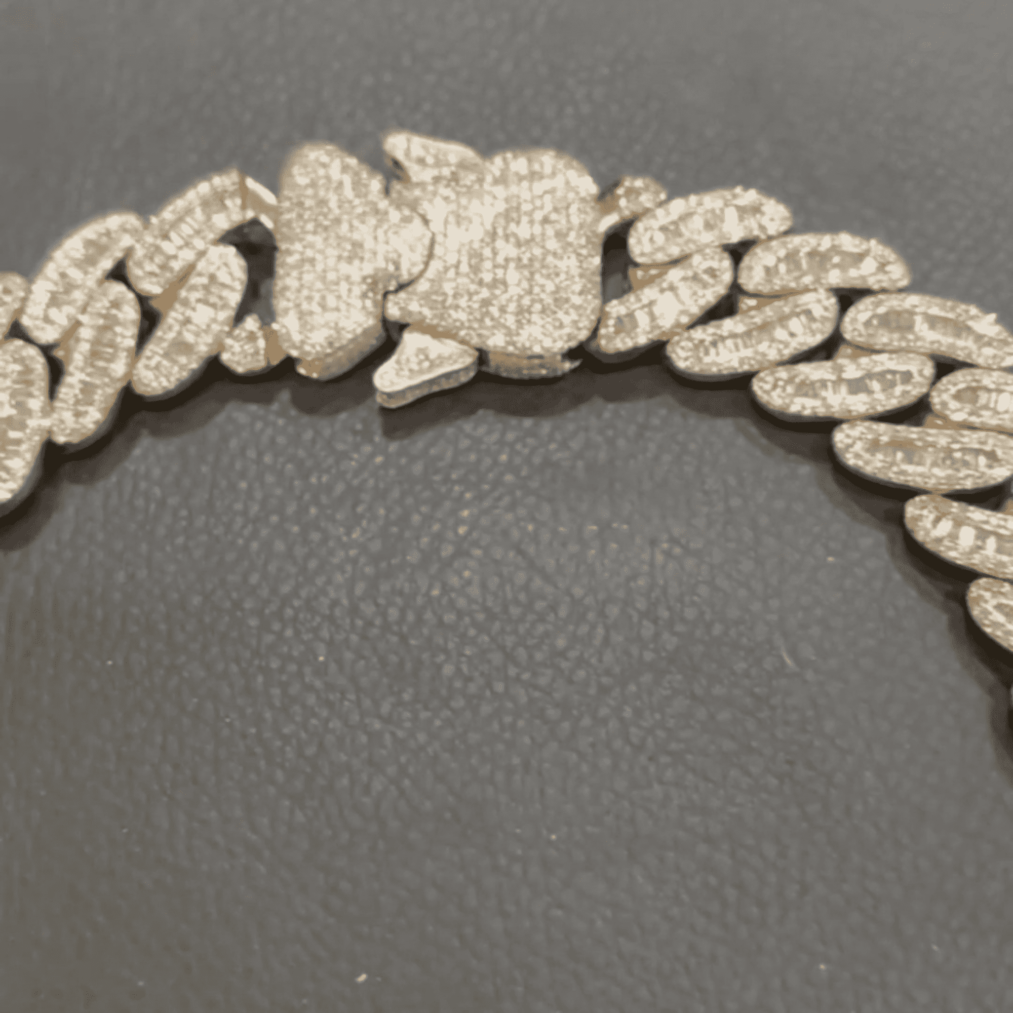 Mens Cuban link chain 925 Silver - Image 2