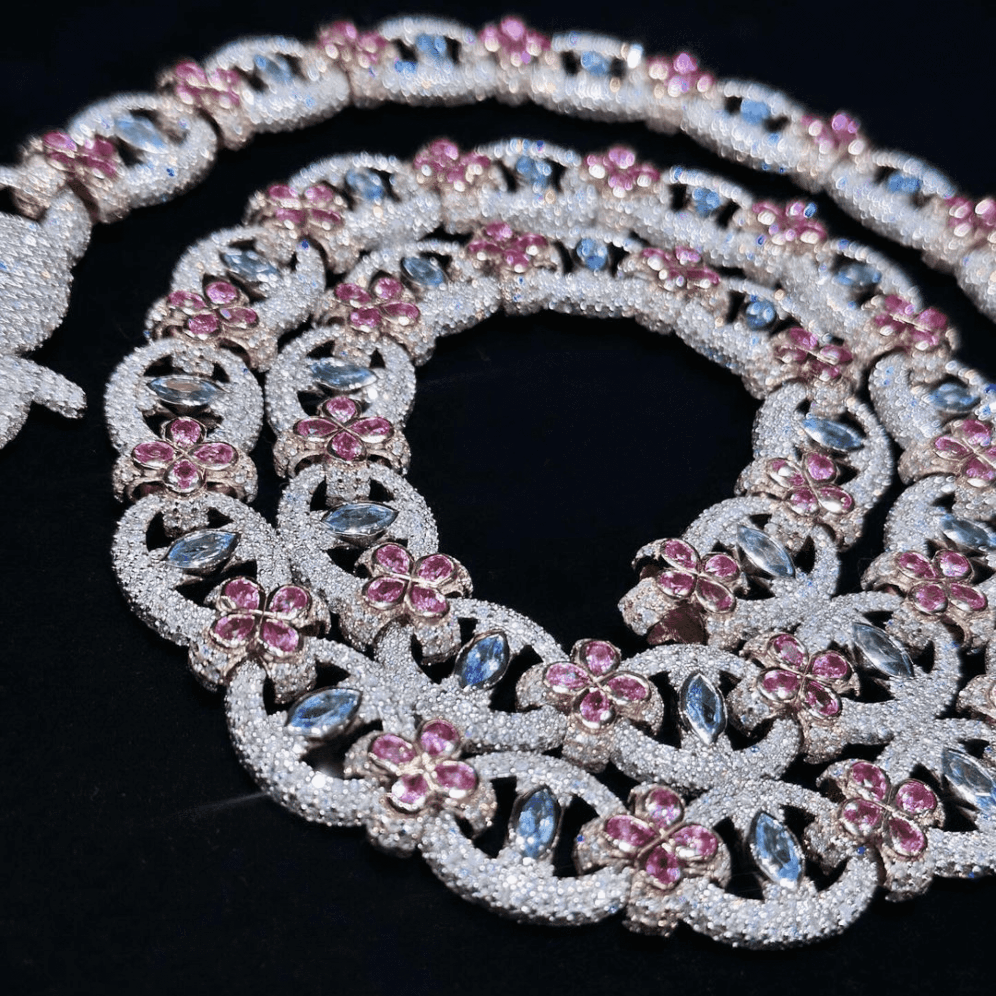 18mm Mens Silver Cuban Link Chain
