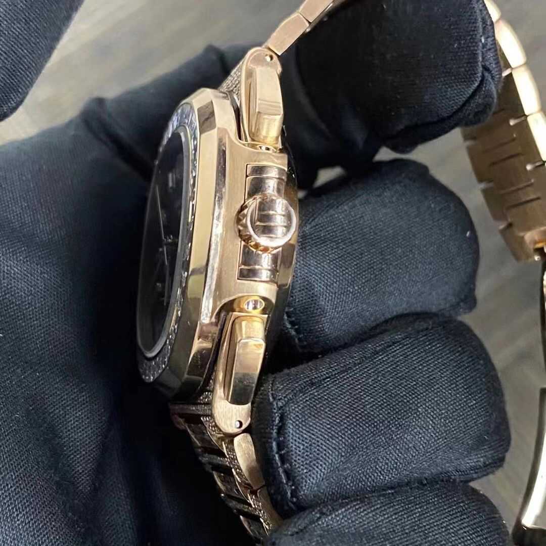 Stainless Steel Iced Out VVS Moissanite Watch for Party - Image 5