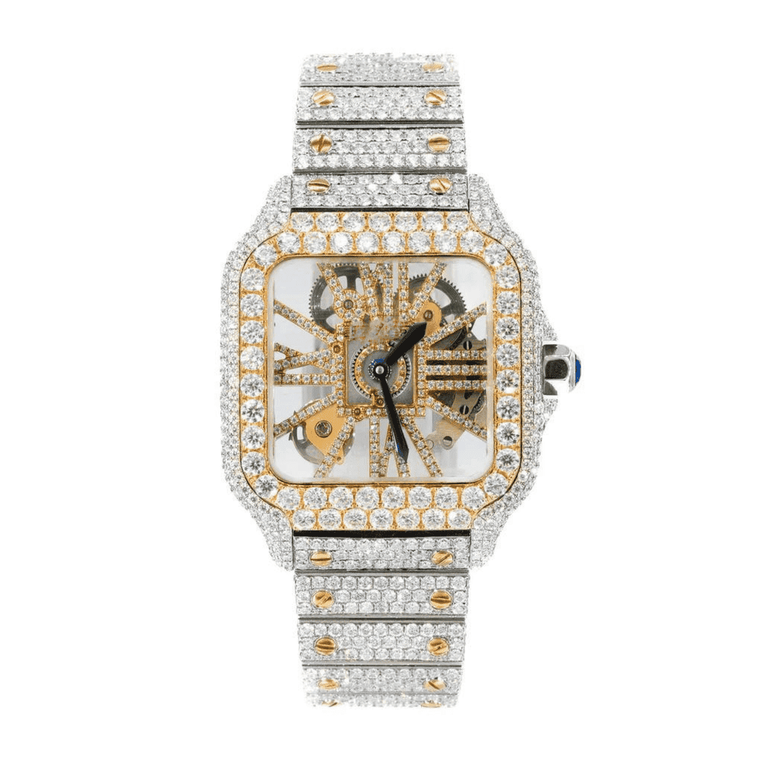 Full Iced Out Diamond VVS Moissanite Watch - Image 5